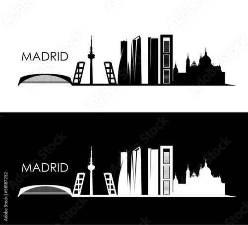 Madrid skyline