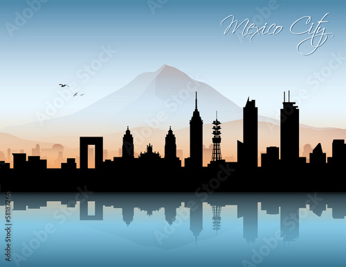 Mexico City skyline