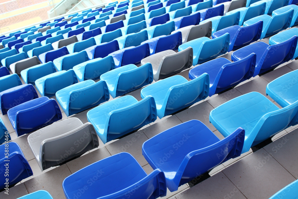 Naklejka premium Stadium seats