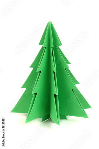 Paper christmas tree