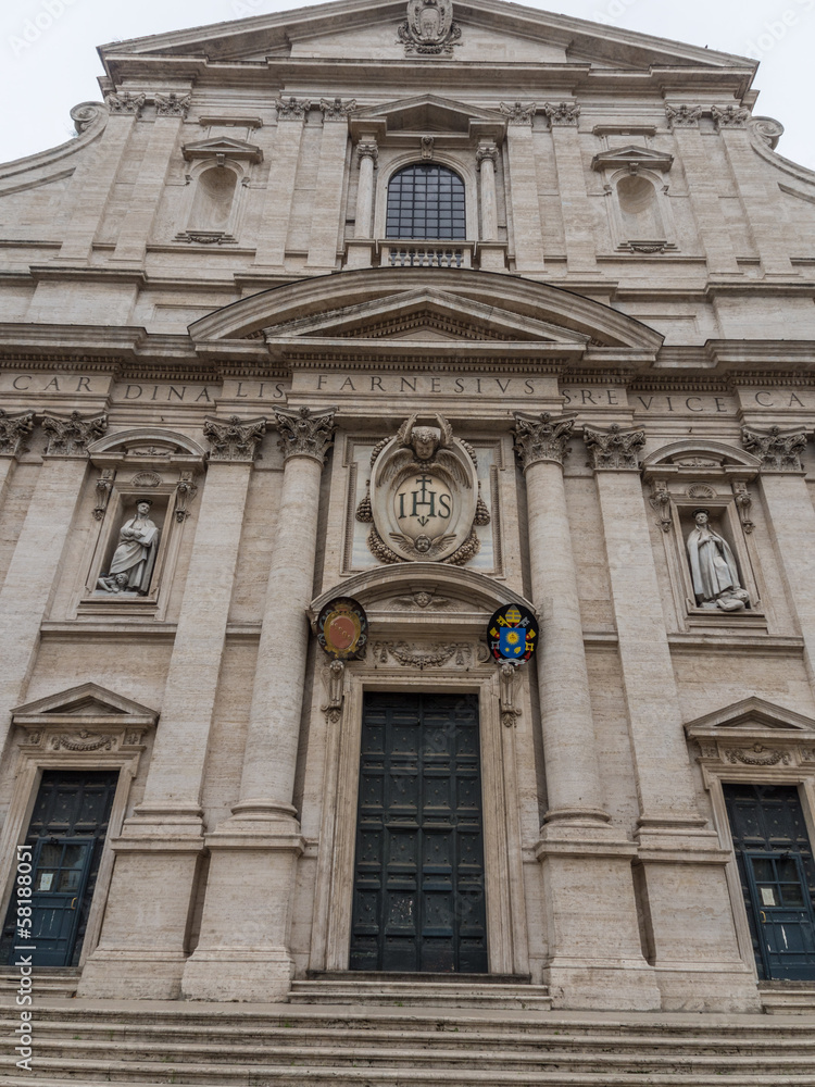Roma, chiesa del Gesù (facciata)