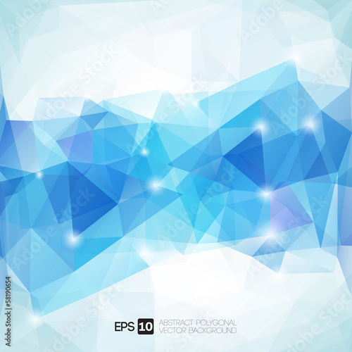 Abstract polygonal geometric background