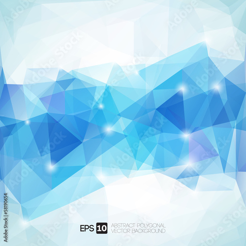 Abstract polygonal geometric background