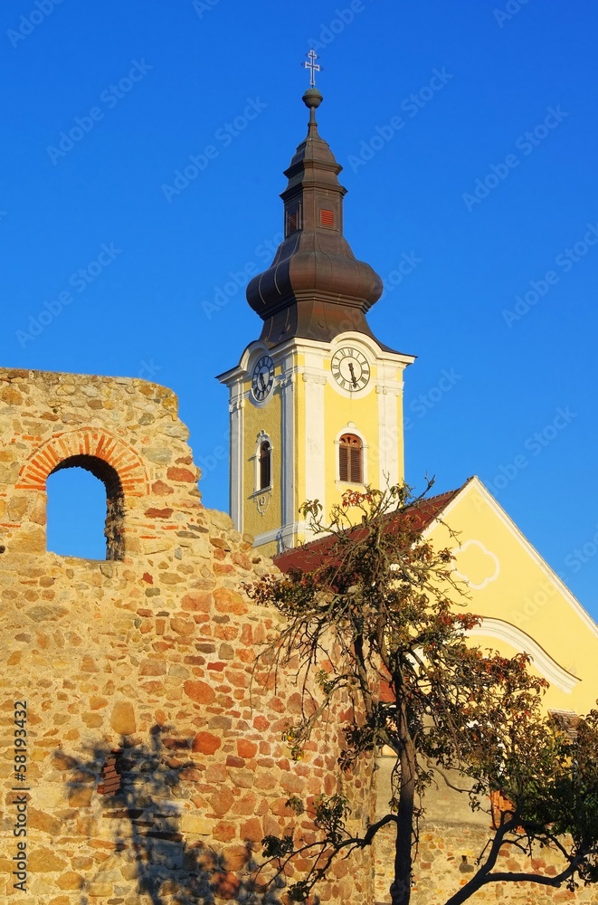 Fototapeta premium Mautern an der Donau Kirche 04