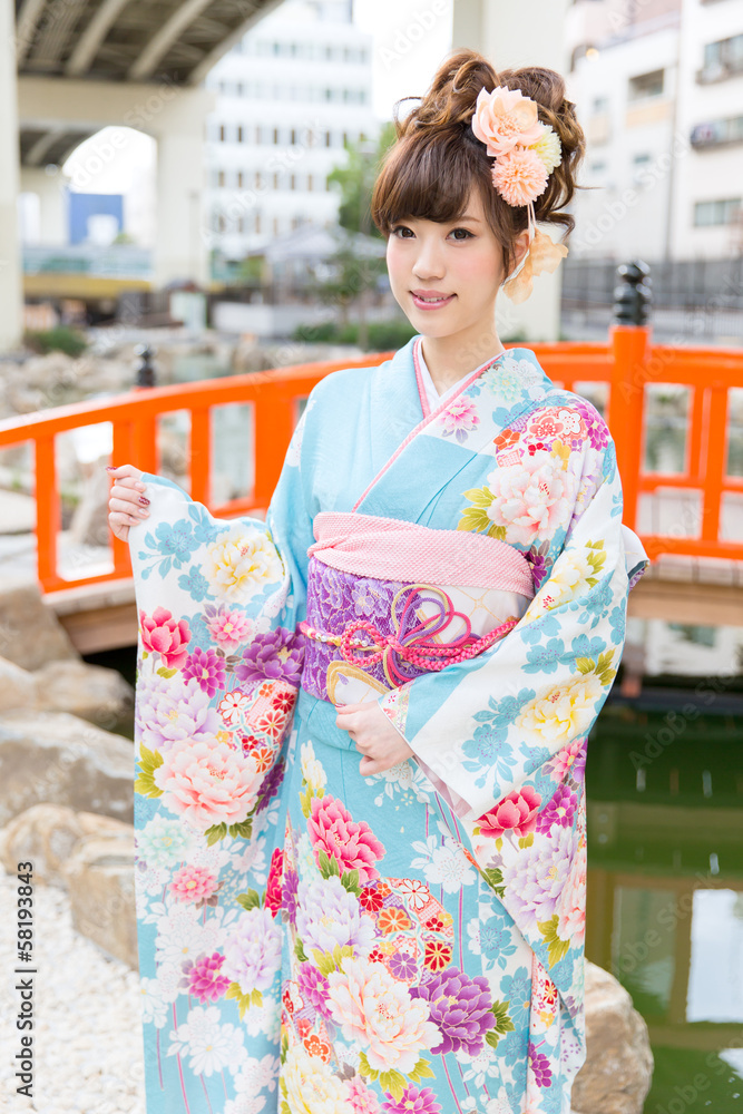 Beautiful asian kimono woman Beautiful asian kimono woman