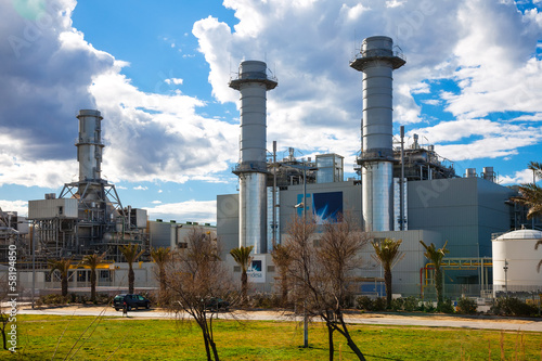 Canvas Print View of Endesa power plant