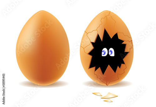 Funny egg