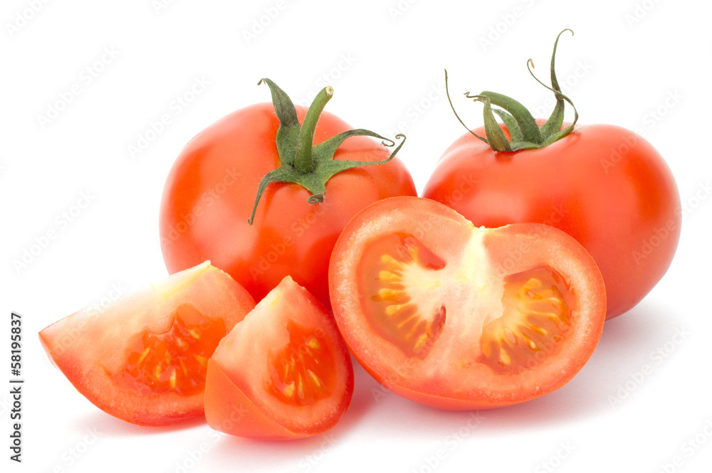 Tomato vegetables isolated on white background Tomato vegetables isolated on white background