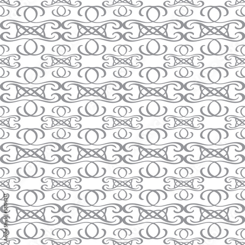 Vintage seamless pattern in gray and black