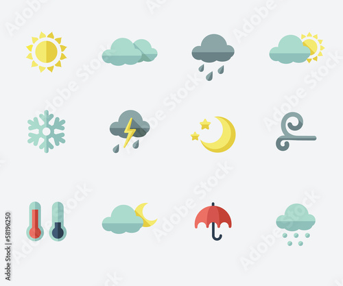Weather icon set