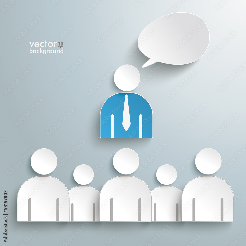 Business Conference Humans Speech Bubble Business Conference Humans Speech Bubble
