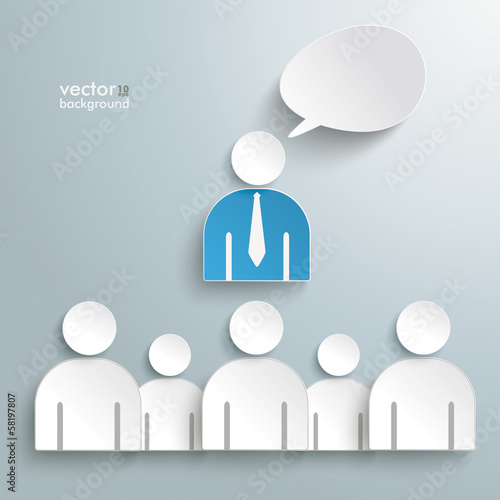Business Conference Humans Speech Bubble