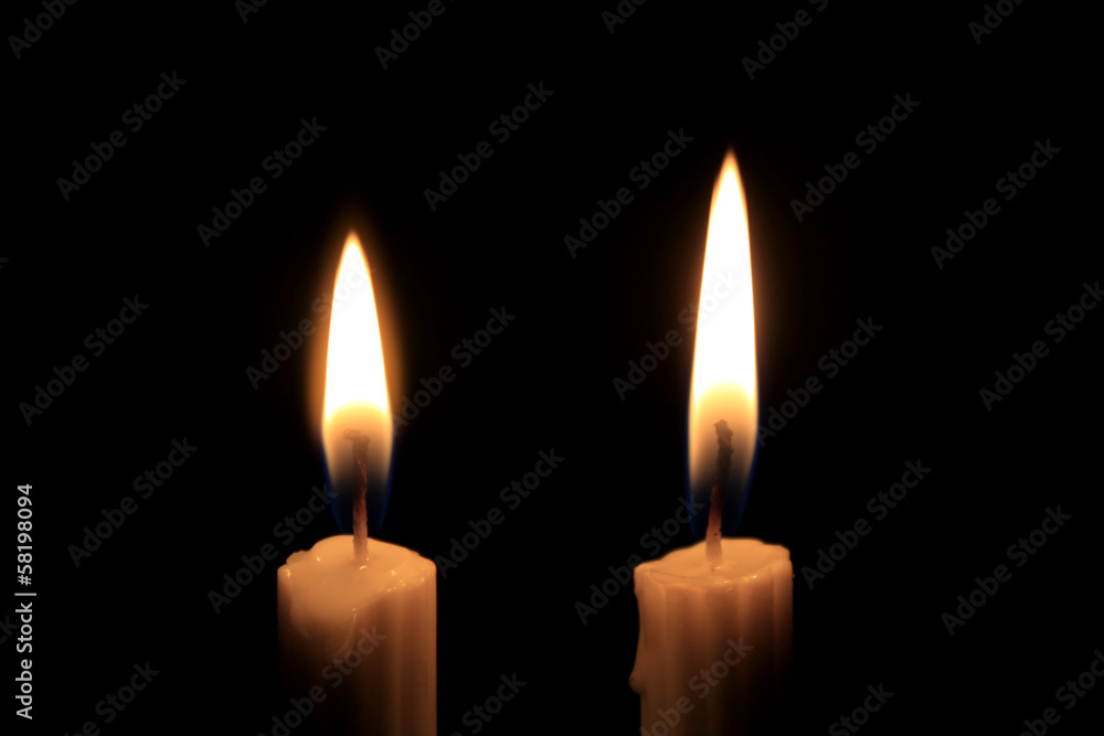 Candles in the dark Candles in the dark