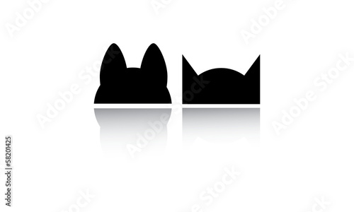 Chien et chat logo