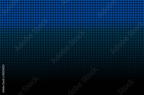 Futuristic dotted blue and black background
