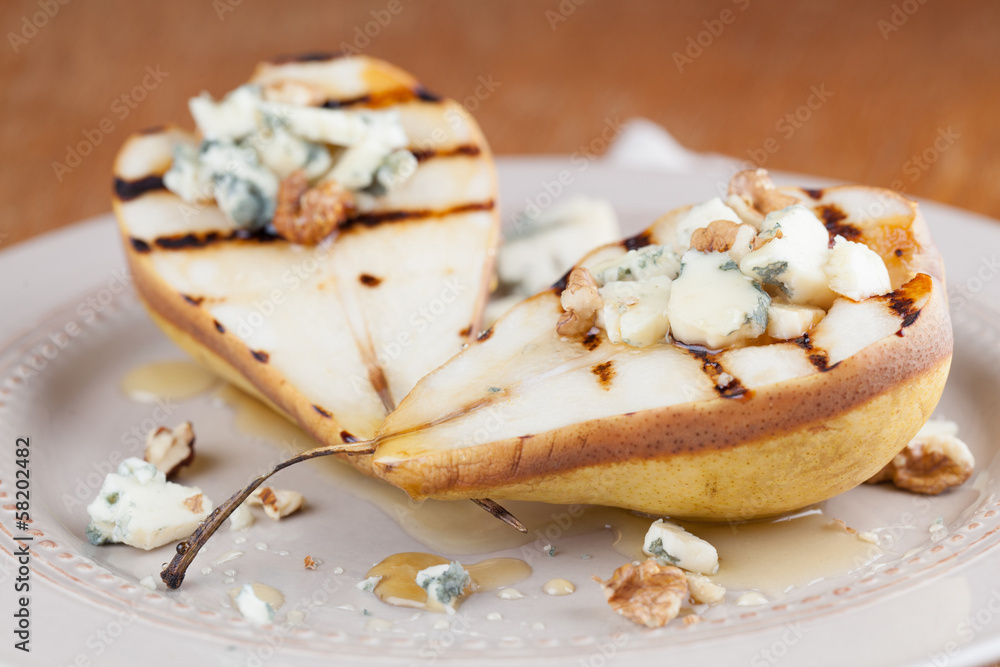 Grilled pear