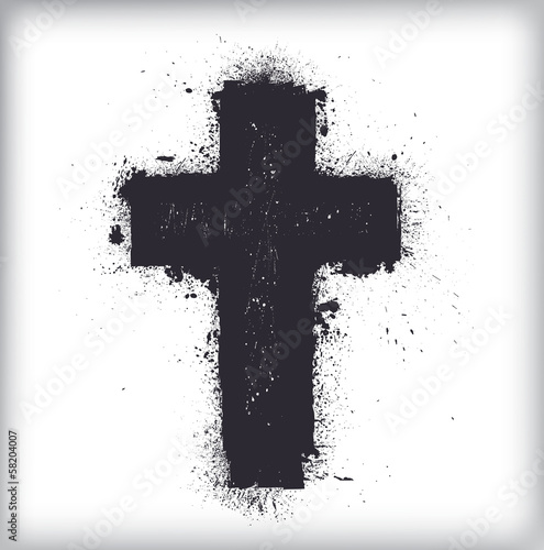 grunge cross
