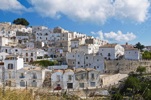 Panoramic view of Monte Sant'Angelo. Puglia. Italy. © Mi.Ti.