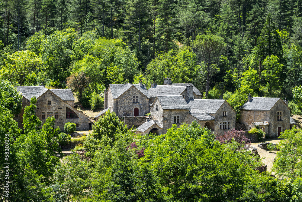 Gorges du Tarn, village