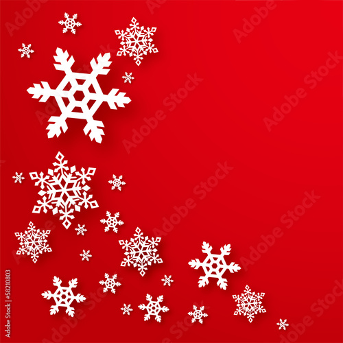雪・結晶・クリスマス素材