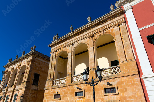 Ciutadella Menorca Placa des Born downtown Ciudadela