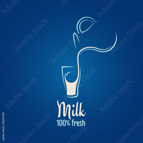 milk design background