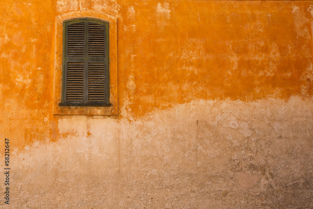 Ciutadella Menorca wooden shutter window