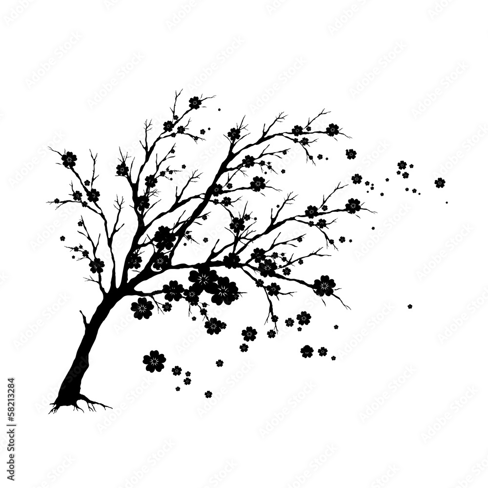 Naklejka premium flowers design