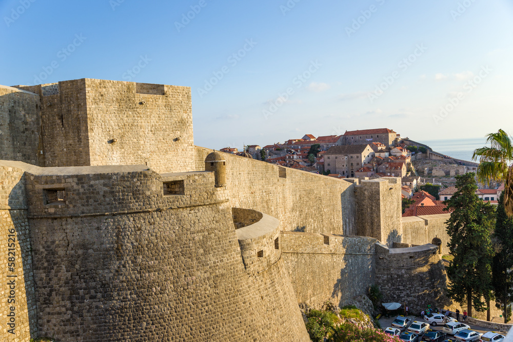 Old Dubrovnik and fortress