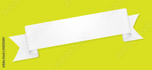 Wallpaper Mural The blank white ribbon Torontodigital.ca