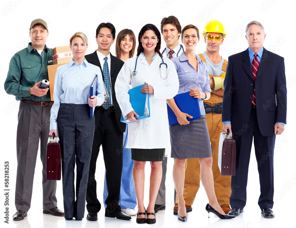 Fototapeta premium Business people group.
