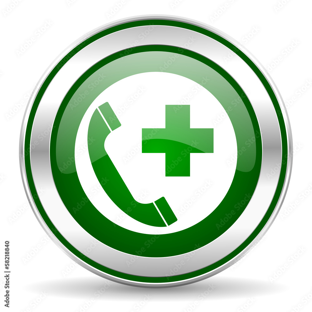 Fototapeta premium emergency call icon