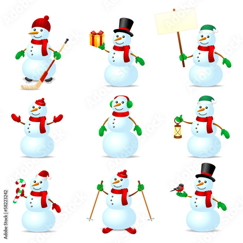 Snowman set