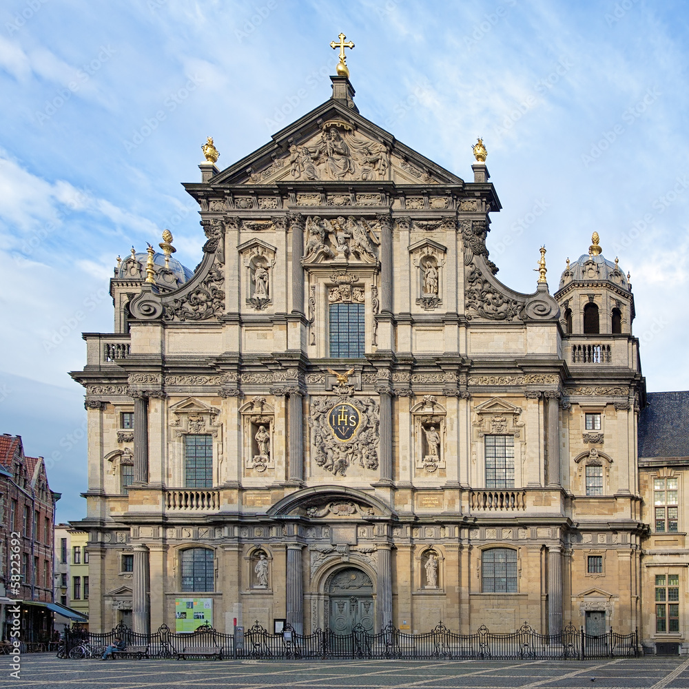Church of St. Charles Borromeo in Antwerp, Belgium