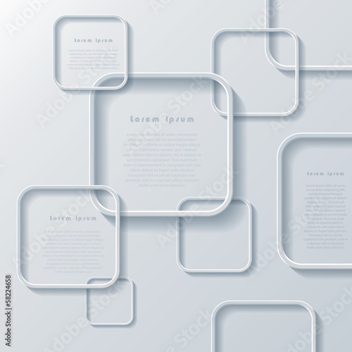 Modern abstract design with squares