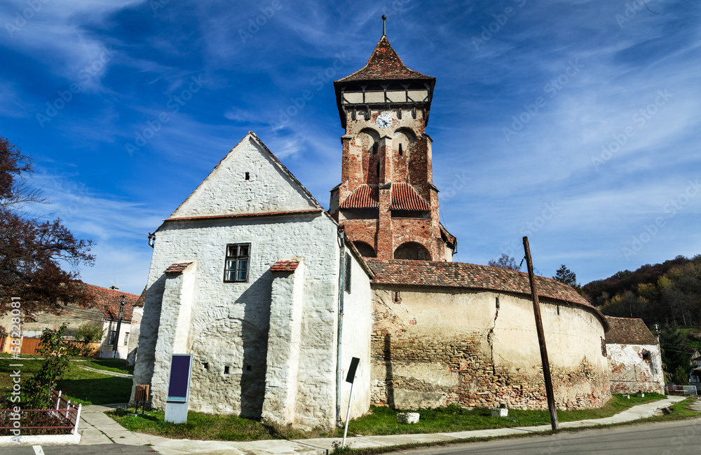 Fortified Church of Valea Viilor, Transylvania landmark in Roman
