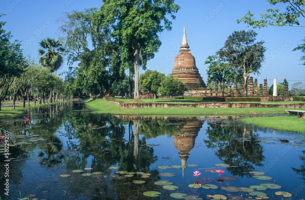 Buddhistische Tempelruine