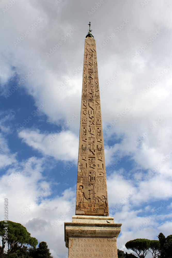 Egyptian Obelisk in Rome, Italy