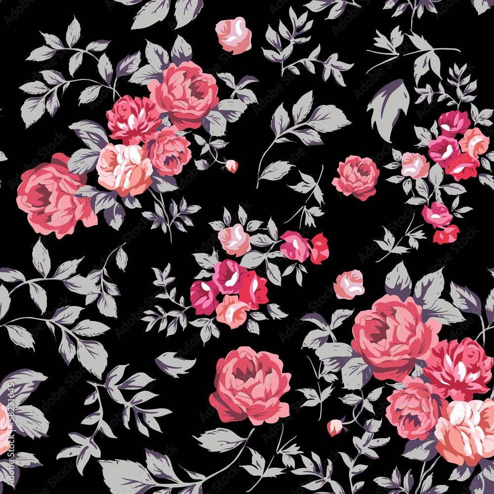 Rose Seamless Pattern Rose Seamless Pattern
