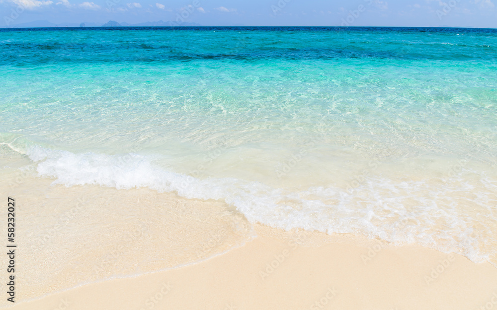 Tropical Sea on the sand beach