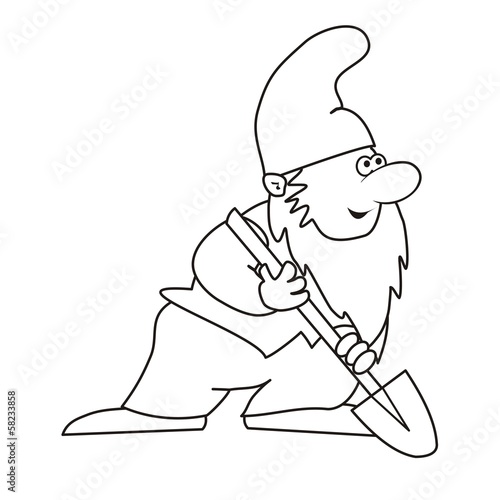 elf and spade - coloring book