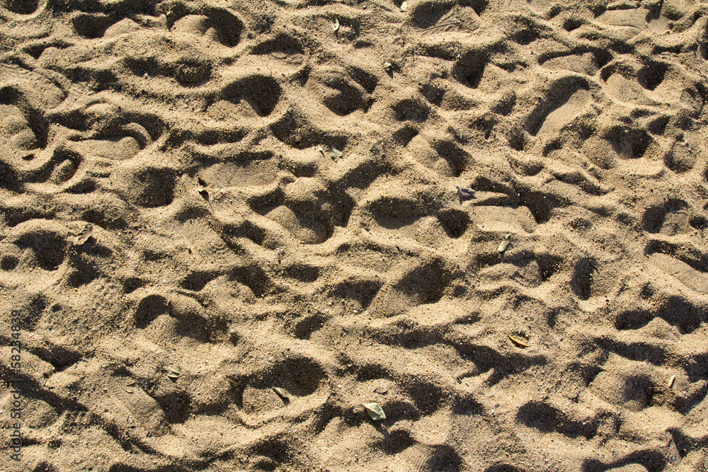 Footprints in sand Footprints in sand
