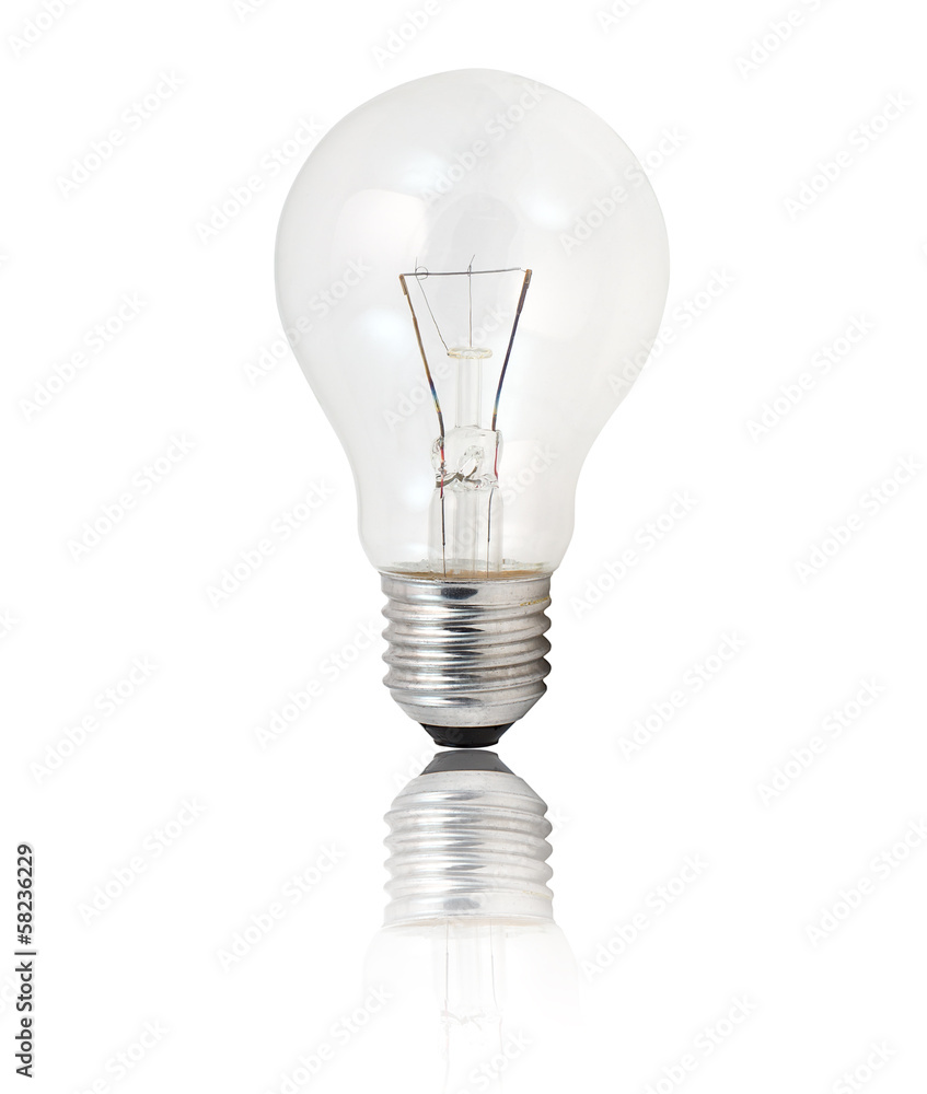 Light bulb isolated on white Light bulb isolated on white