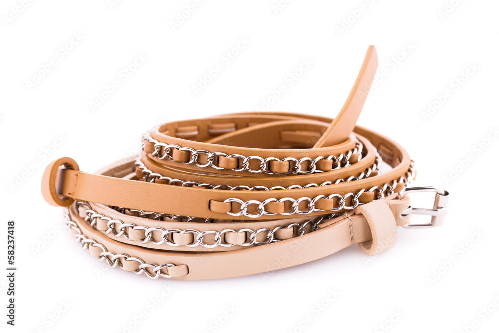 Fototapeta premium Stylish belts