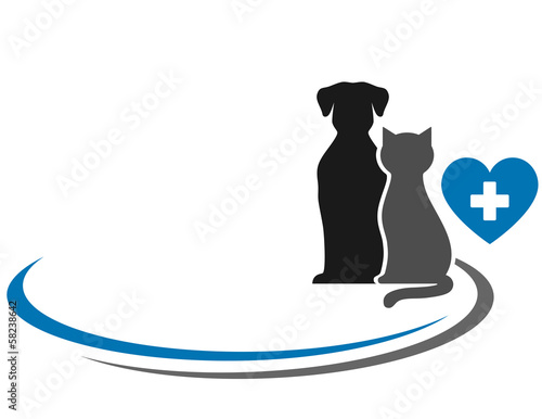 veterinary symbol with blank place