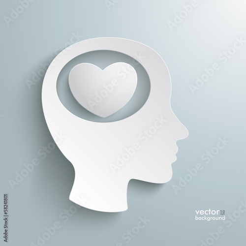 Big Head White Heart