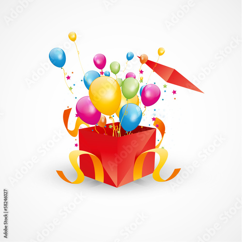 boite de ballons