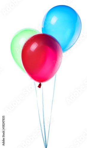 Wallpaper Mural flying balloons isolated Torontodigital.ca