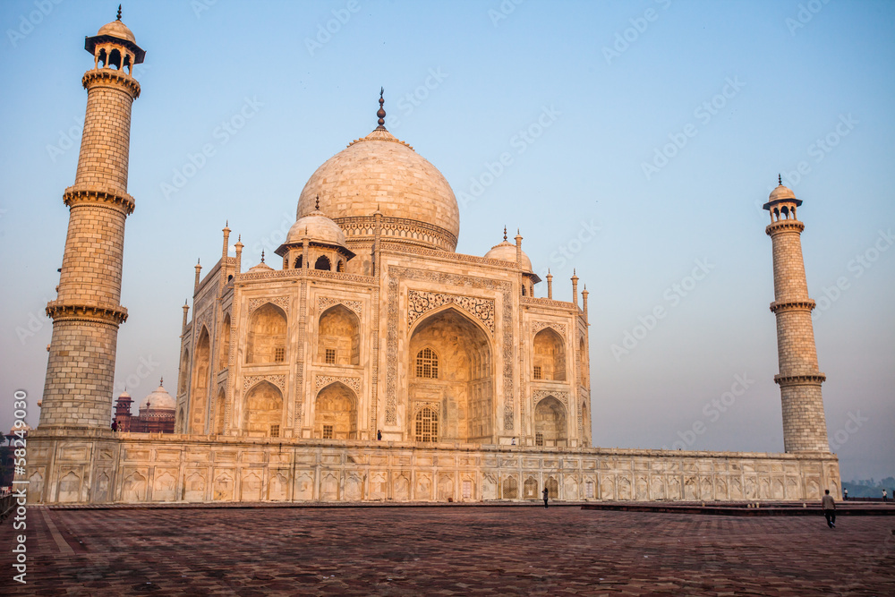 Taj mahal , A famous historical monument in India, Agra