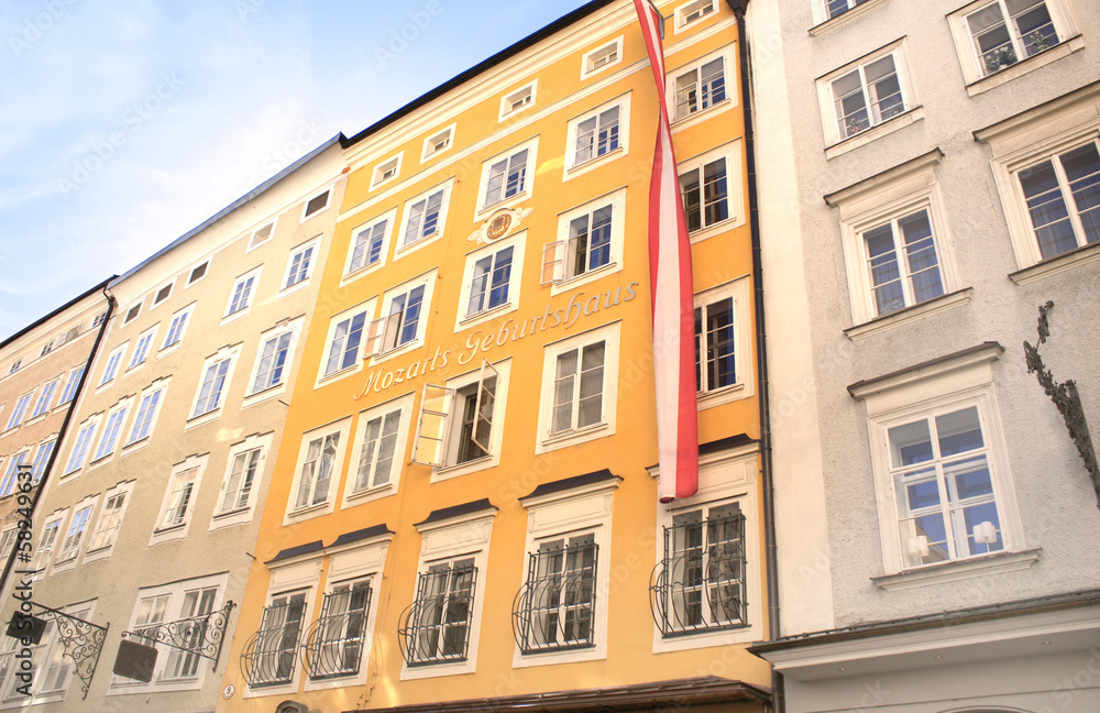 Famous House where Mozart was born, Salzburg